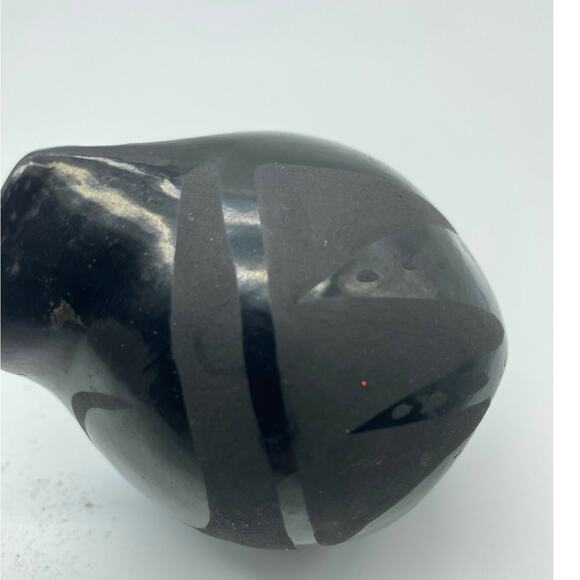 Vintage Santa Clara Black on Black Art Pottery small pitcher unsigned - Picture 4 of 8